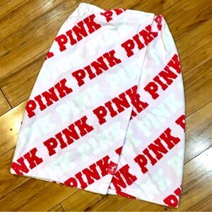 Victoria Secret PINk logo swim towel wrap cover up beach summer spa pool small